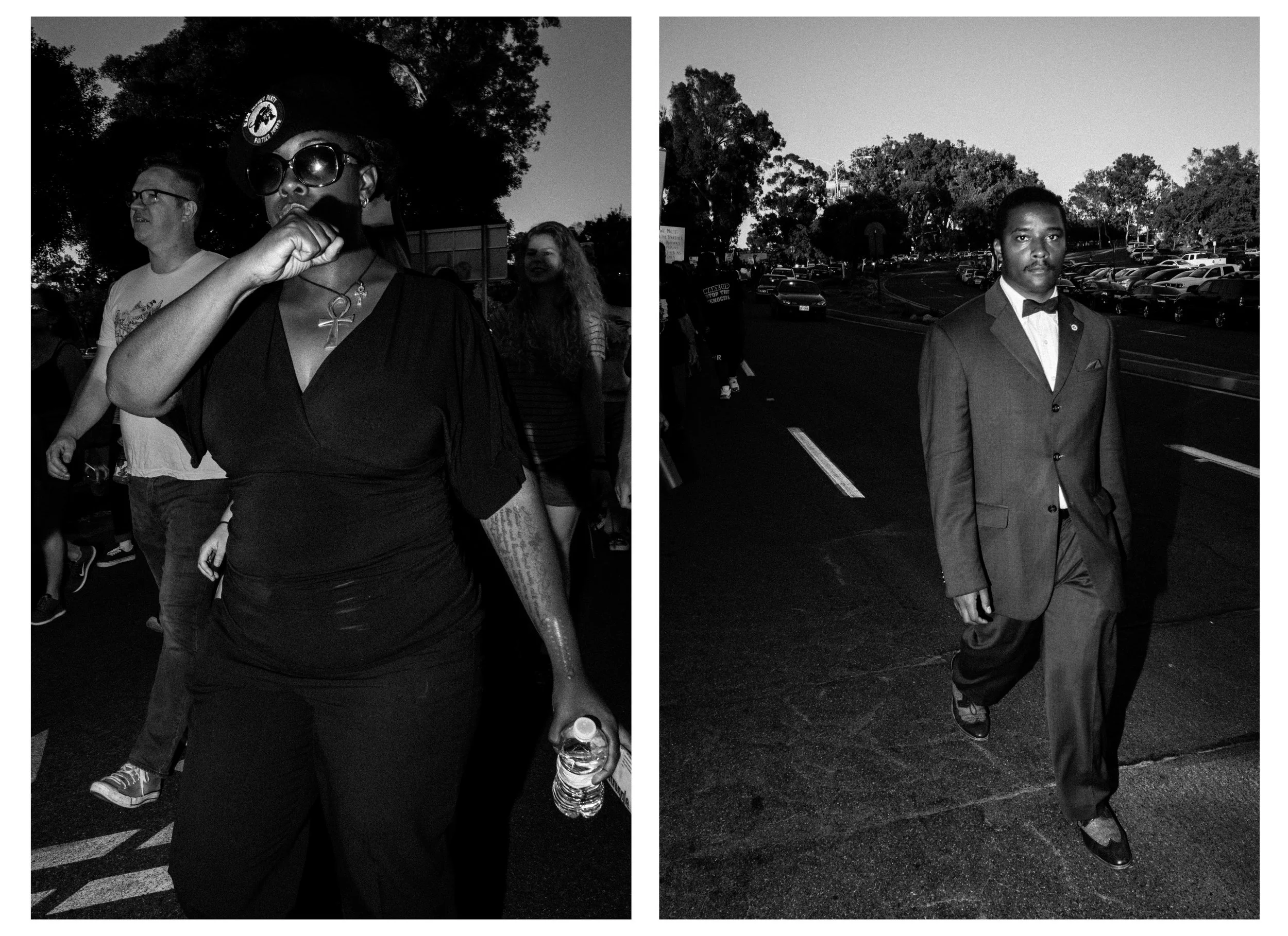 black panther and nation of islam, black lives matter, 35mm analog