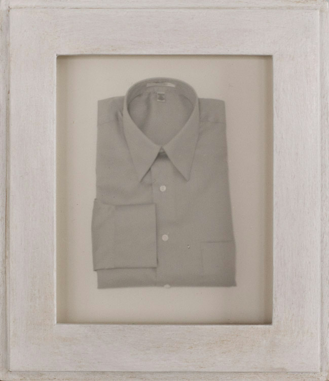 Dress Shirt Silver gelatin print, artist made frame