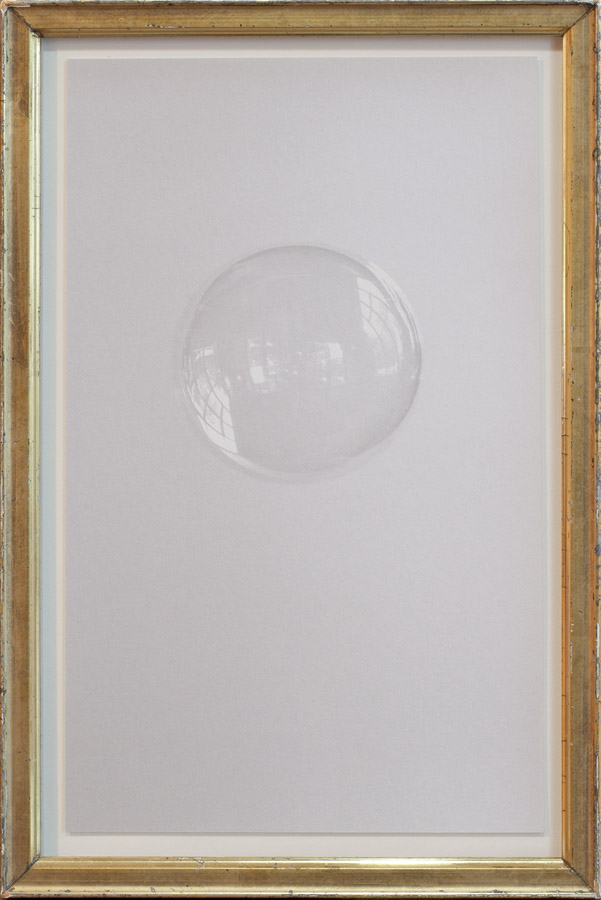 The Laughing Days Pigment print, antique gilded drawing frame