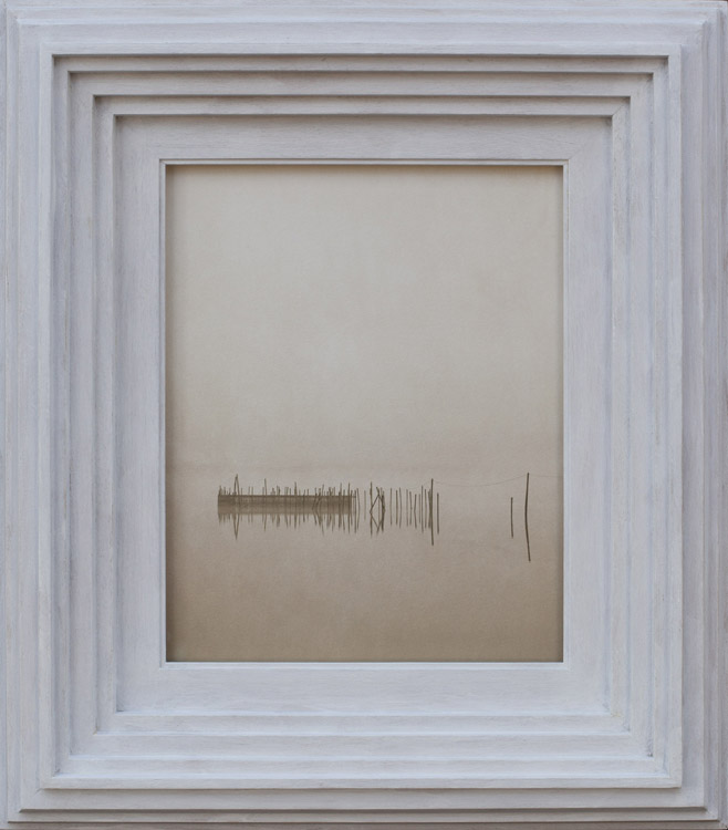 River II Pigment print, artist made frame