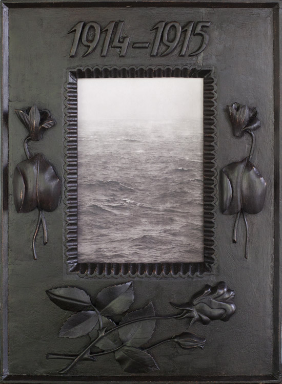 Rainstorm at Sea Pigment print, antique carved frame