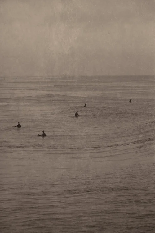 Five Surfers