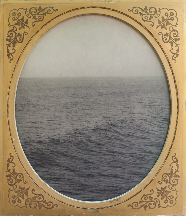 Maybe the Waves pigment print, antique frame