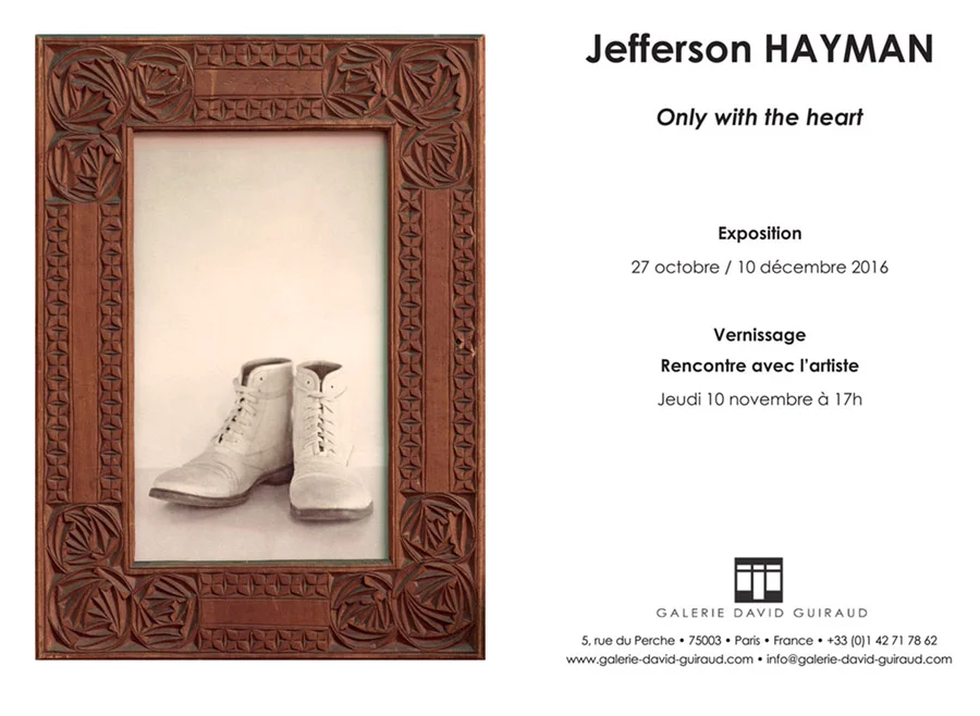 Exhibition at Galerie David Guiraud October 27th - December 10th, 2016 Paris