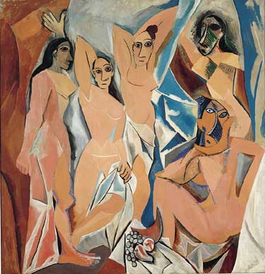 Picasso, Avignonlu Kadınlar, 1907