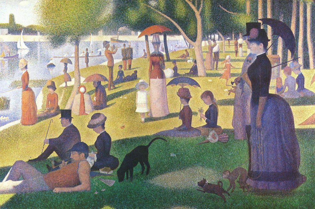 Georges Seurat Grande Jatte Adası'nda Bir Pazar Öğleden Sonrası 1884-86