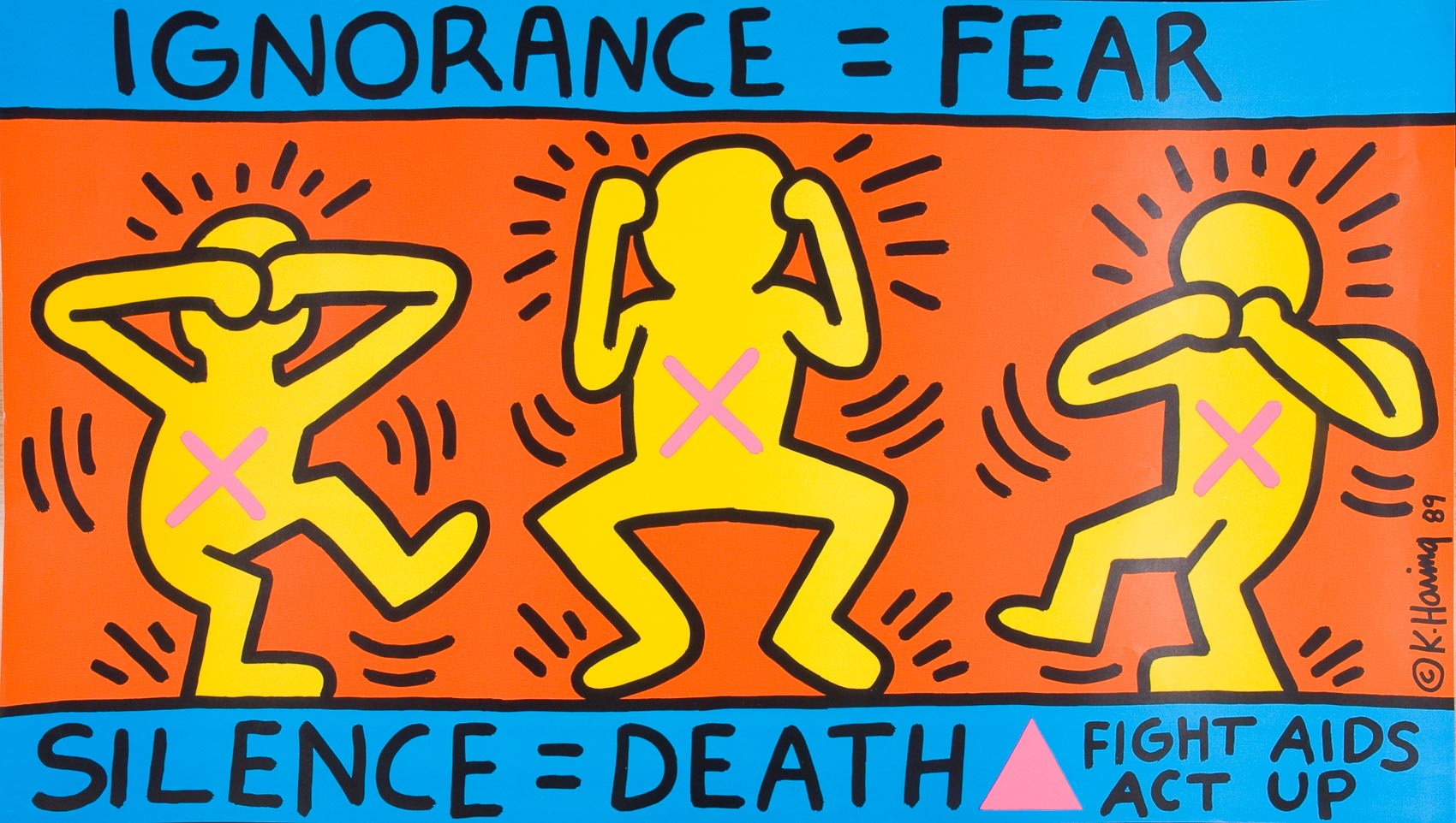 Keith Harring - Silence is Death / Act Up