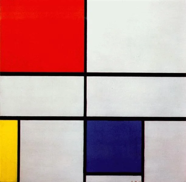Piet Mondrian -Kompozisyon C No III Kırmızı, Sarı ve Mavi (1935)