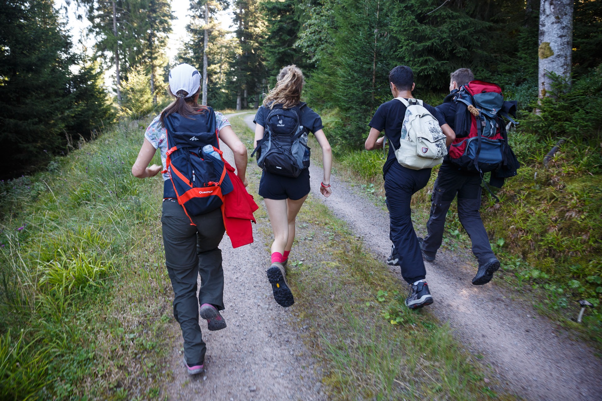 Wenn der Wettkampf und die körperliche Herausforderung Priorität bekommen, fällt die wunderschöne Natur des Nationalparks für einen kurzen Moment in den Hintergrund.