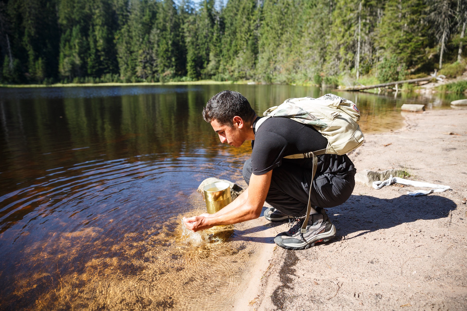 Die letzte Herausforderung für die Teilnehmer wartet am wohlbekannten Wildsee in der Nähe der Darmstädter Hütte, die gleichzeitig den Endpunkt des Abenteuer-Treks markiert.