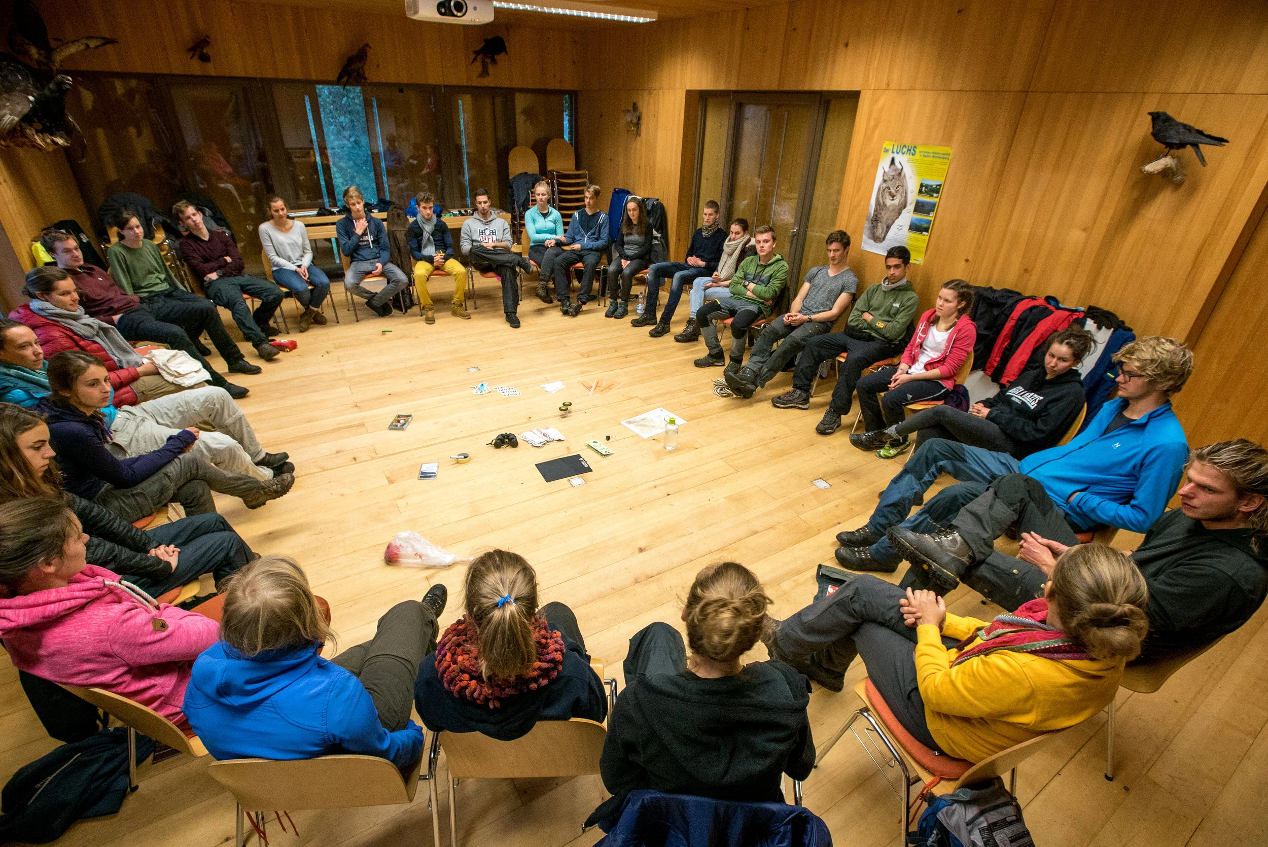 Es waren eine ganze Menge Young Explorers der letzten zwei Jahre da!