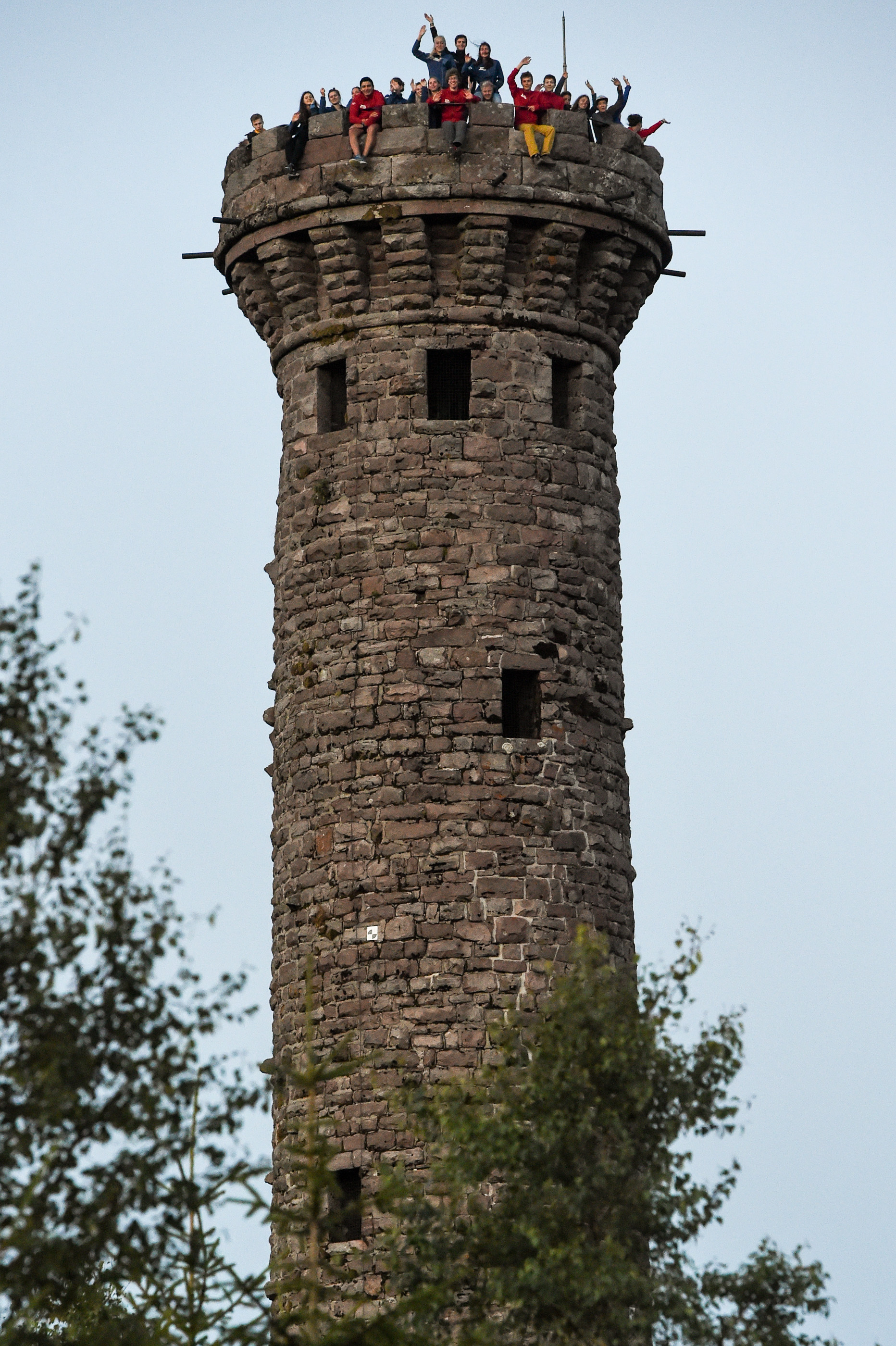 Auf dem Friedrichsturm.