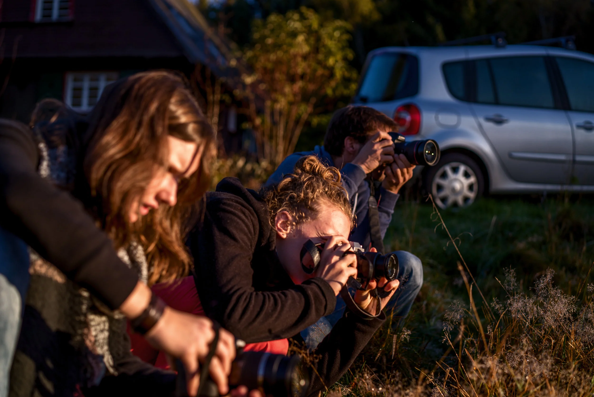 Zeit fürs Fotografieren muss natürlich sein! &nbsp; &nbsp;&nbsp;Foto: Simon Fuhrmann