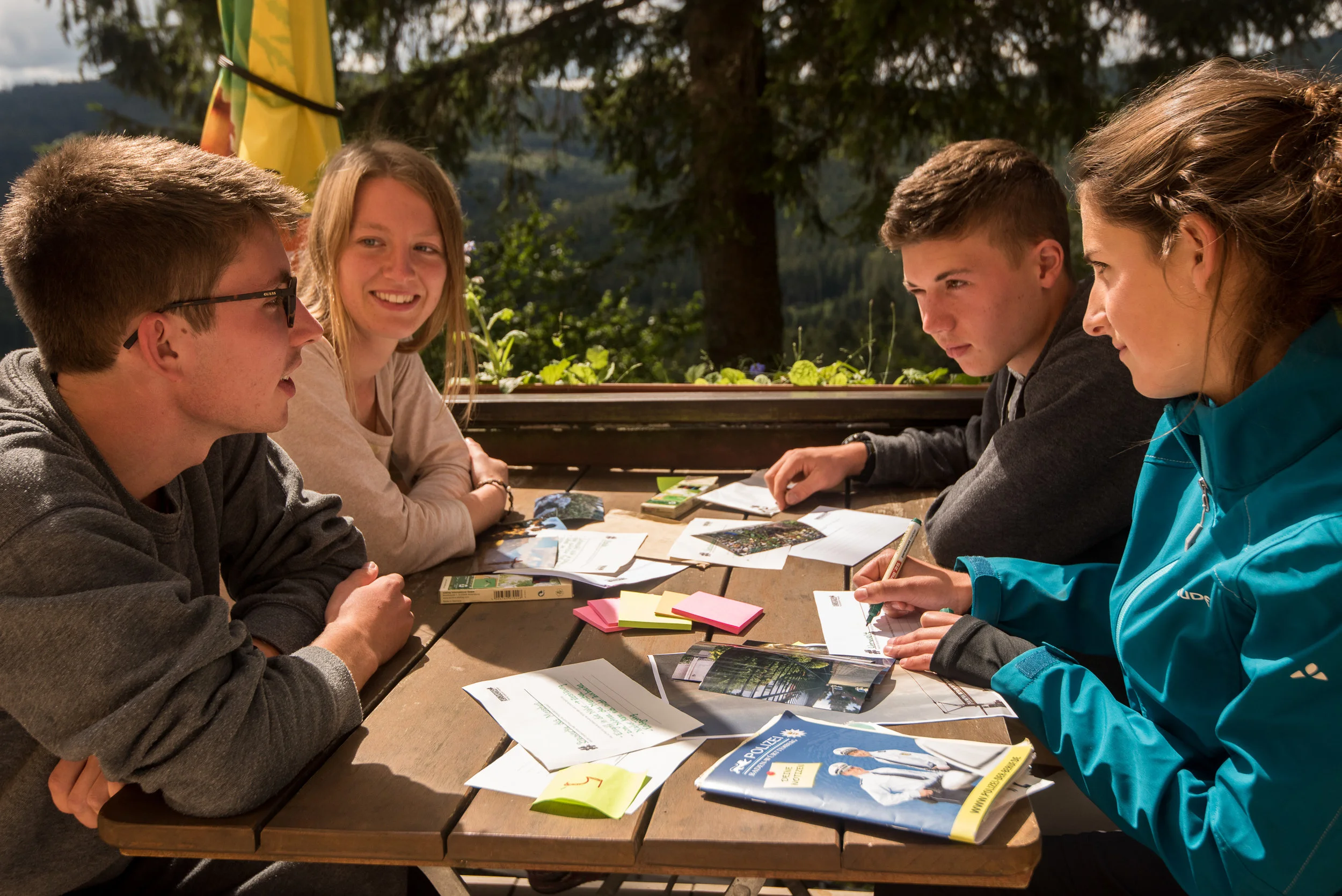 In der Sonne Inspiration finden.