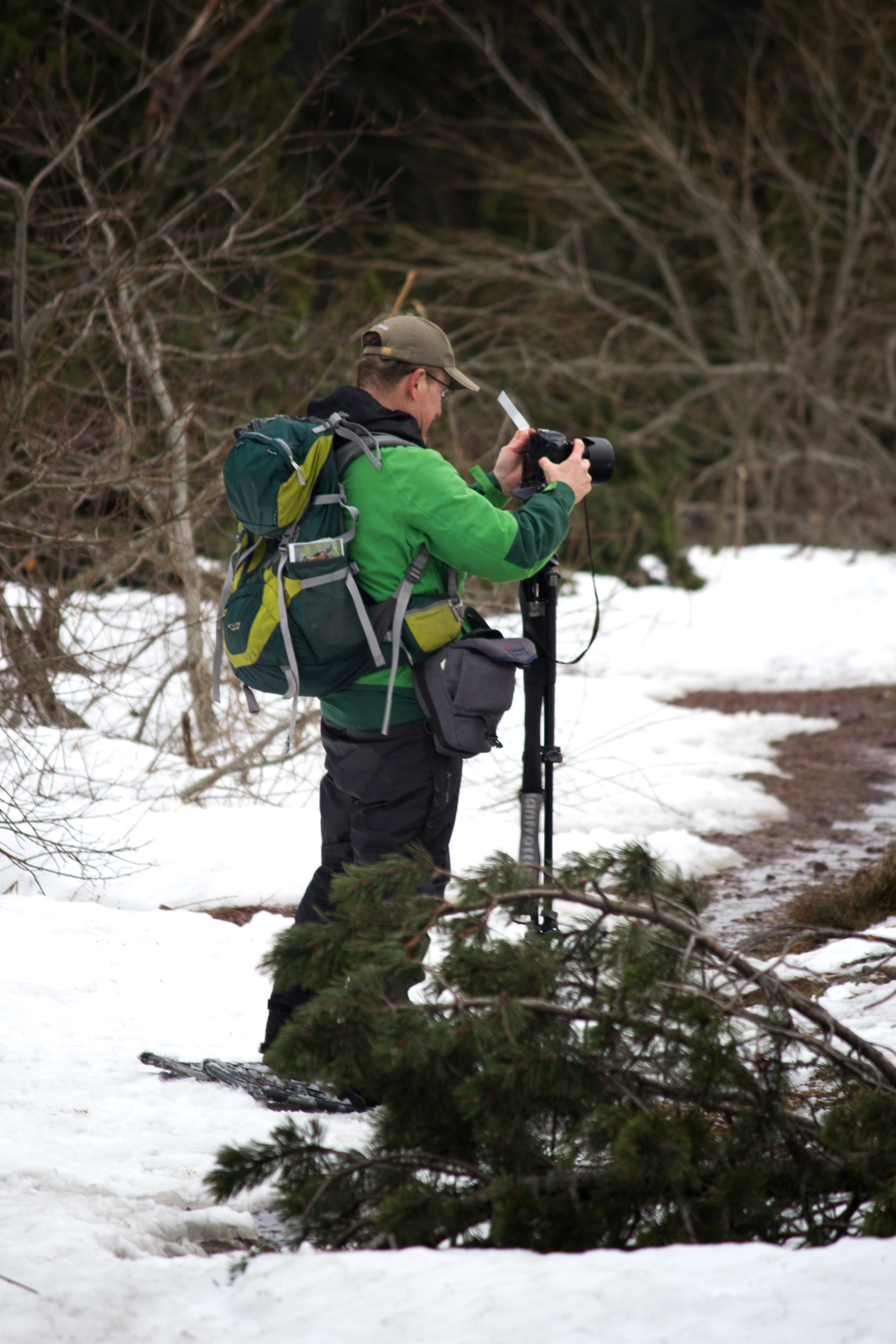 Auch Ranger Luis ist auf der Jagd nach spannenden Motiven.