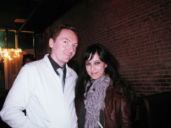 My friend Steve and I during my bang era....