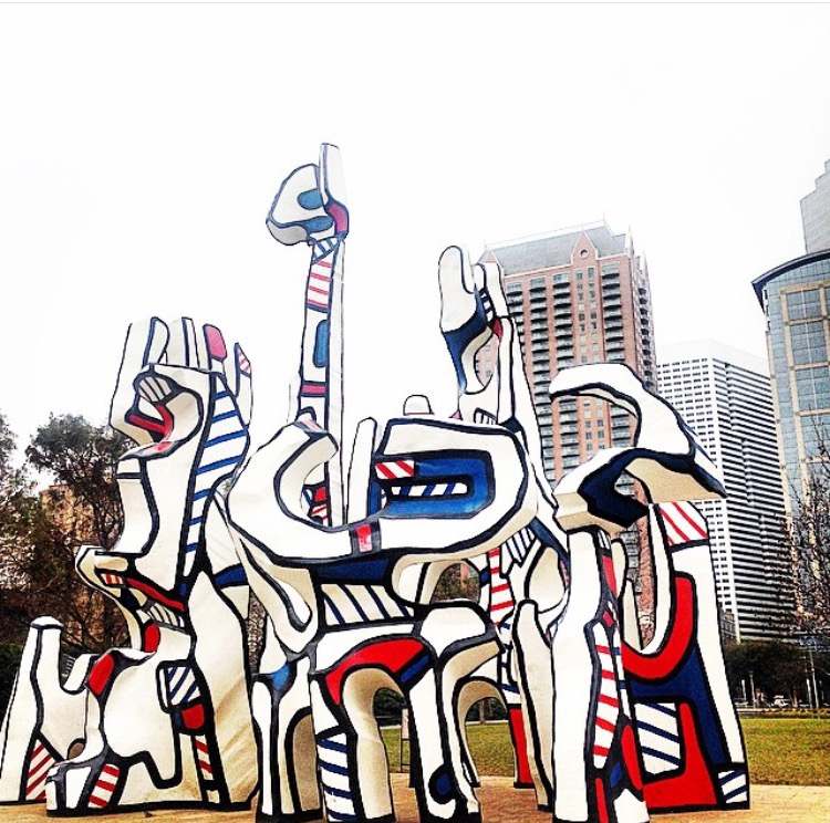 Discovery Green Downtown Houston.