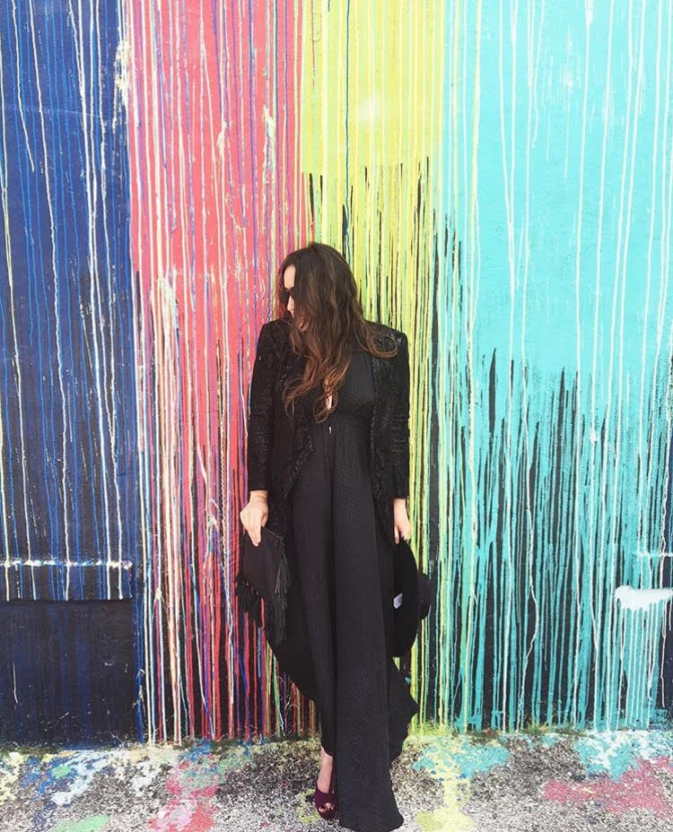 Biscuit Paint Wall is always a great photo opportunity in Houston.