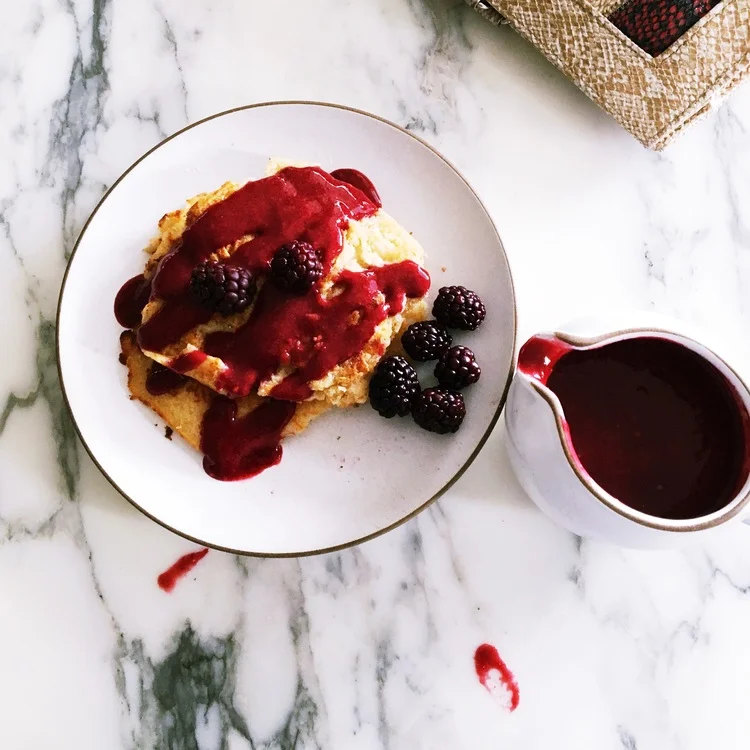 WEEKENDS ARE FOR BLACKBERRY PANCAKES