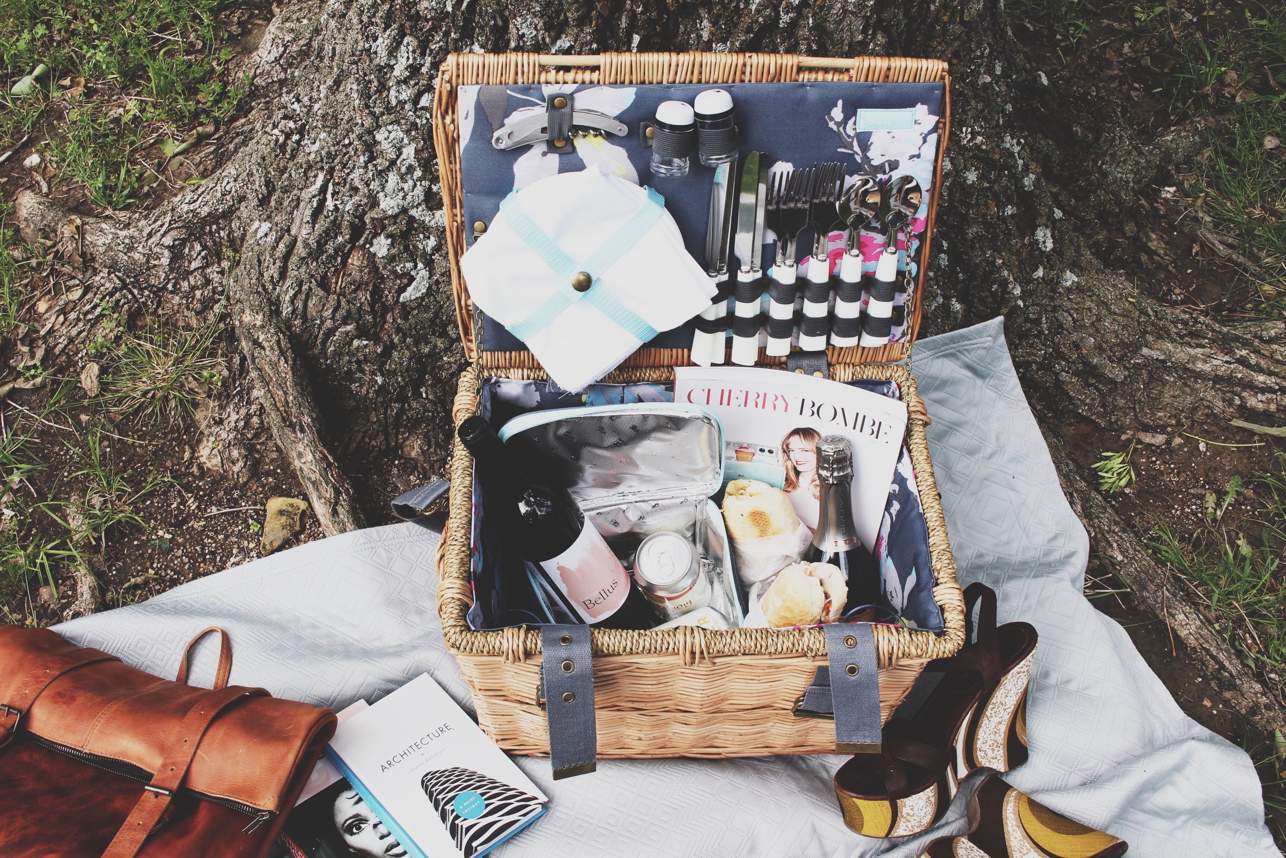 Mother's Day Picnic In The Park for The Modern Mom Featuring Provisions Fine Beverage Purveyors