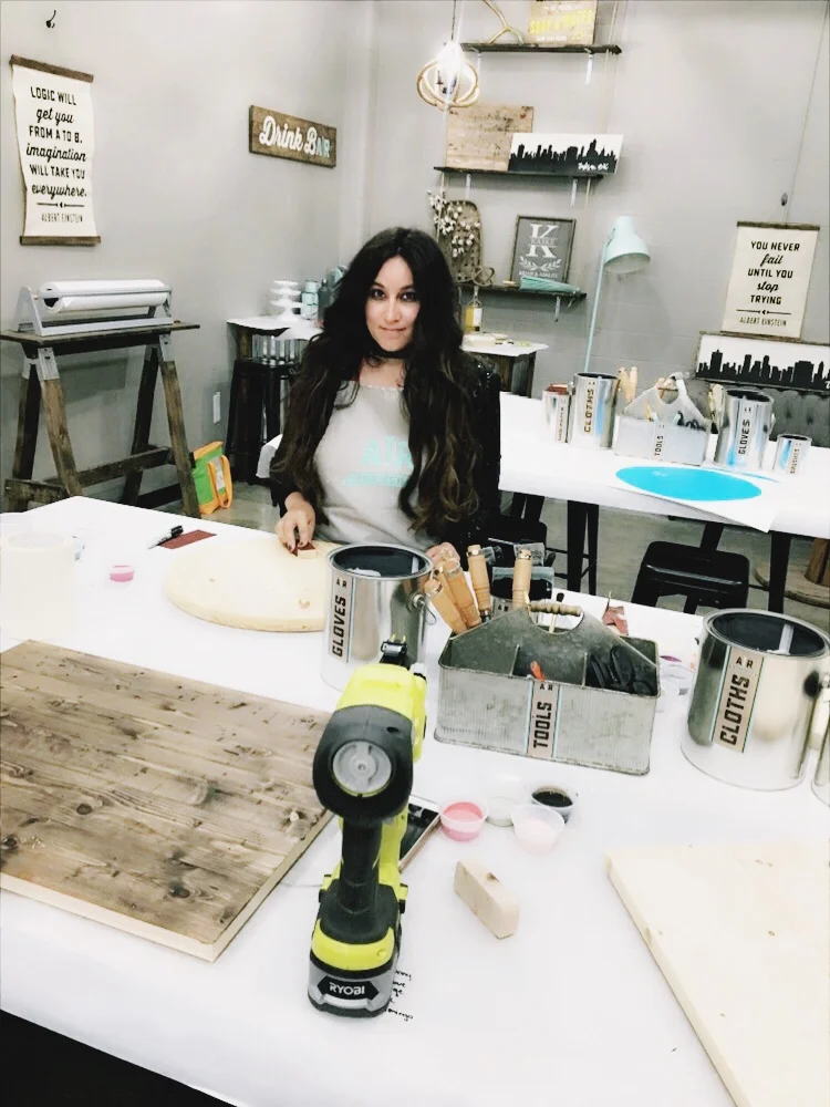 DIY Lazy Susan With AR Workshop Tulsa