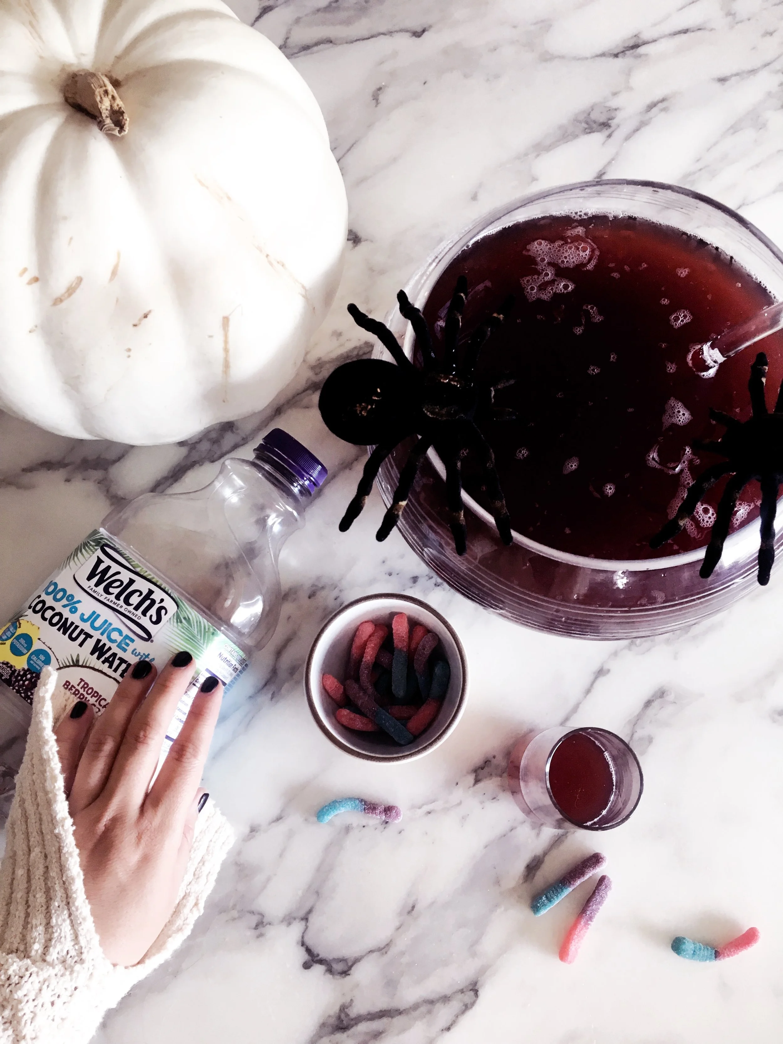 Halloween Spooky Punch Mocktail Recipe