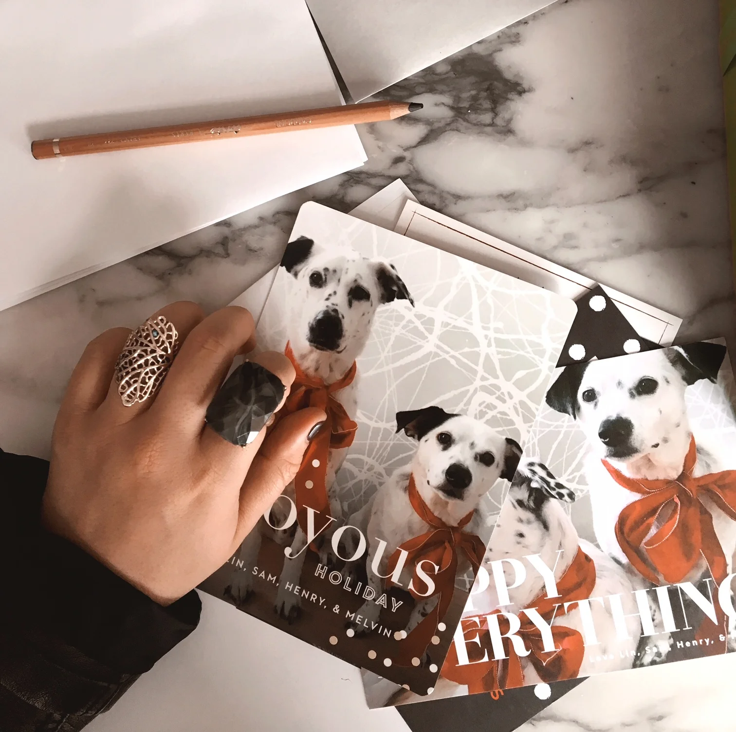 Festive Printed Holiday Cards From Basic Invite