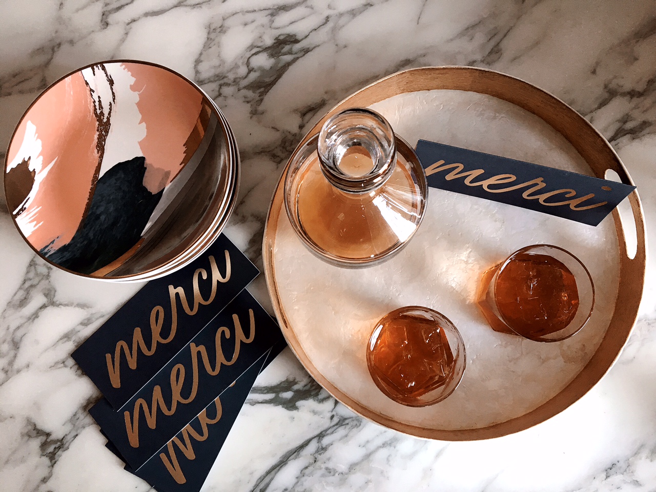 Thanksgiving Cocktail + Give Thanks Dinner Card Idea+Your Holiday Movie List