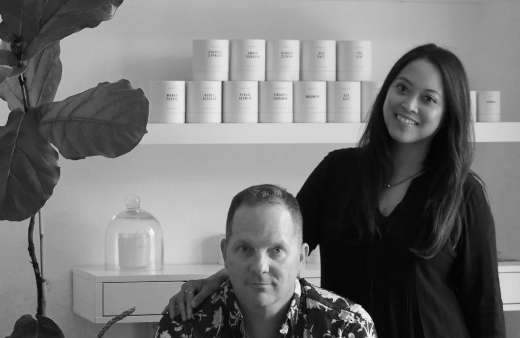 " Through our products, we strive to combine our passion for the environment and love of simple design with west coast , tropical sensibilities and Hawaiian ties. Following the Hawaiian tradition of malama i ka ‘aina (caring for the land), we ensure that each of our products are made and packaged with carefully-selected ingredients that are both kind to the environment and our health . In this spirit, we believe that by taking care of the land and its inhabitants , it will in turn take care of us and provide the gifts of sustenance , balance , health , and well-being ." --- Romely & Josh Levezow