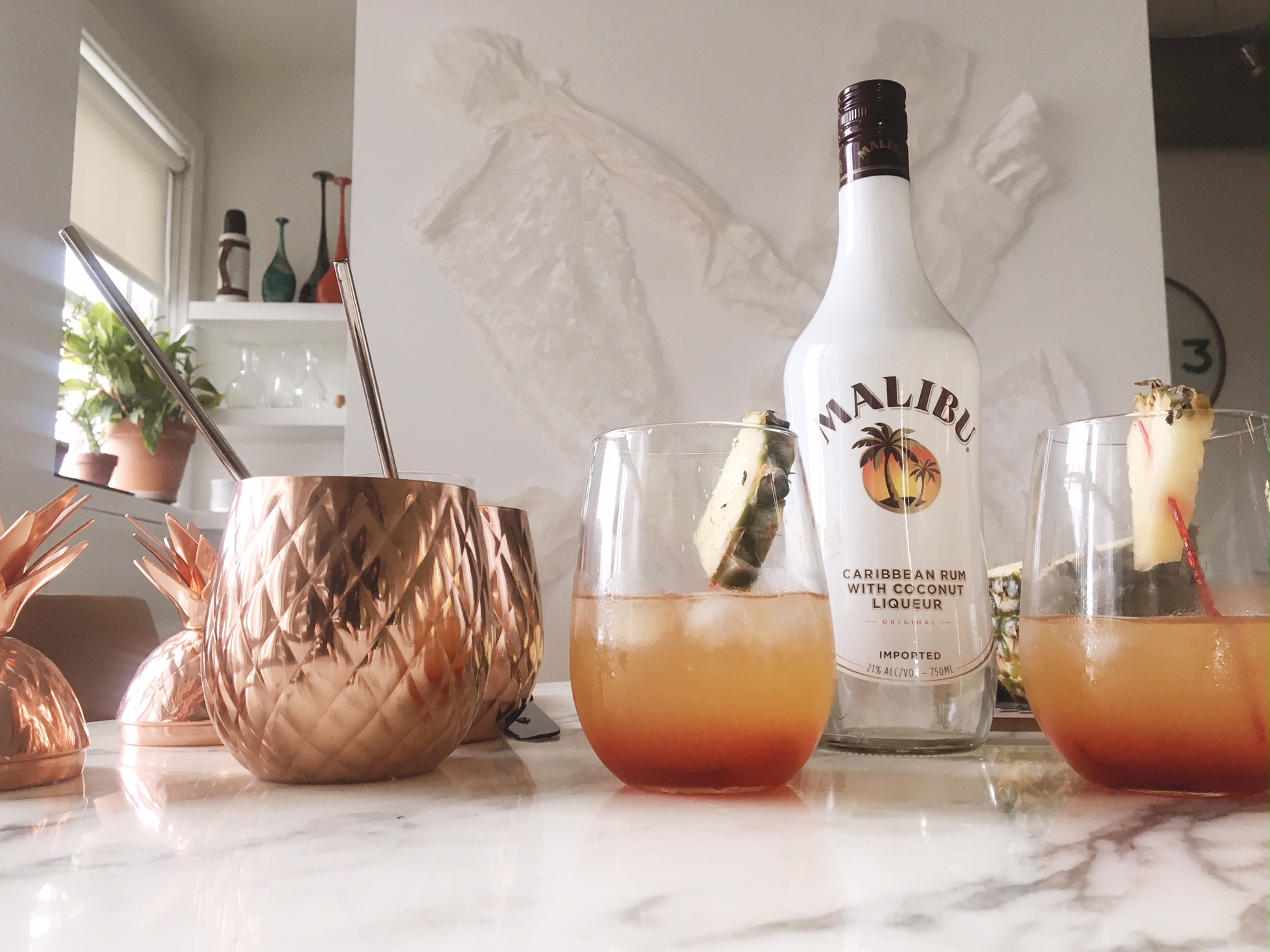 Two Delish Summer Poolside Cocktails Featuring Malibu Jameson Go French Yourself