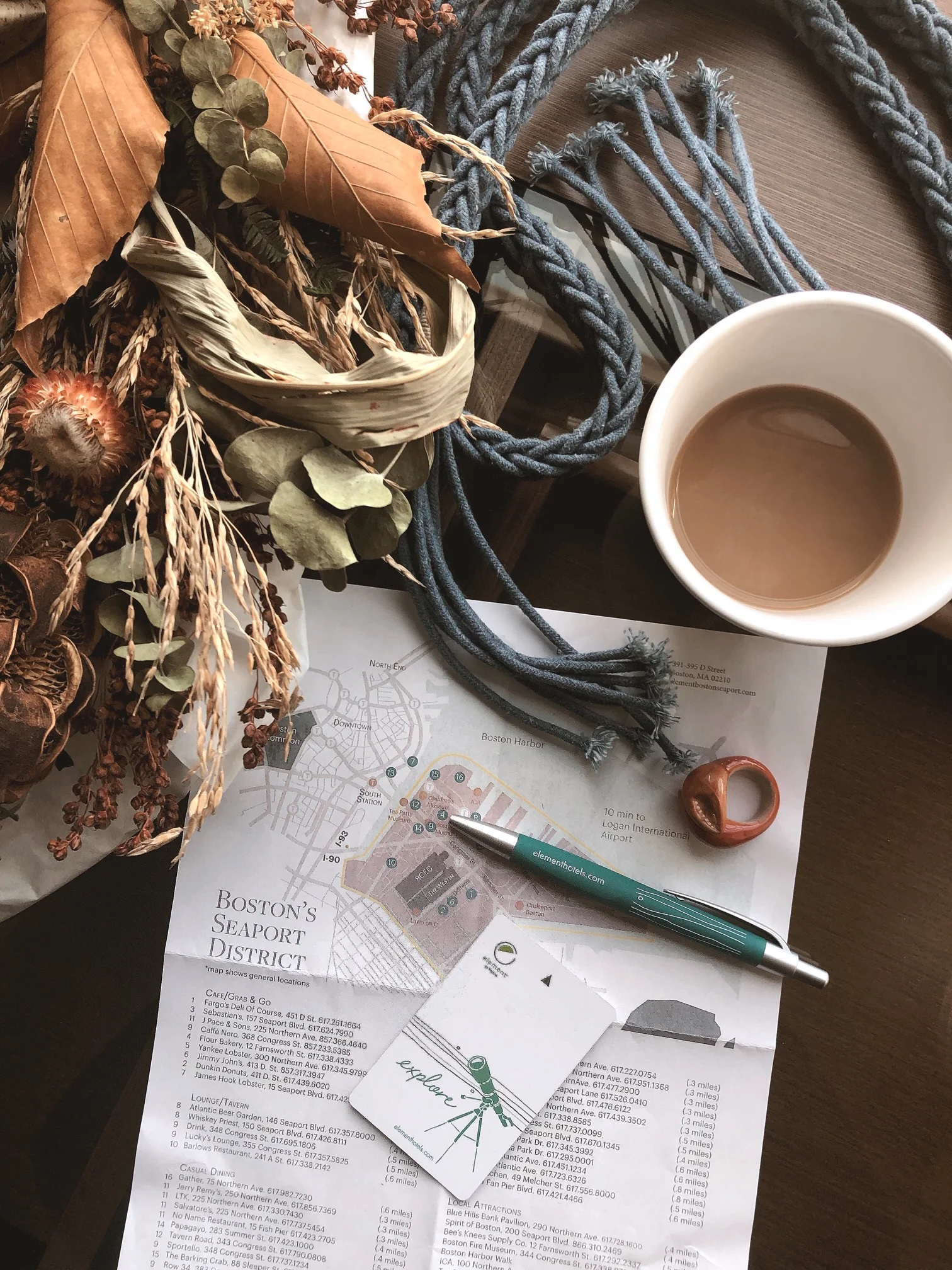 Visiting Boston’s Seaport District In November//New England Fall