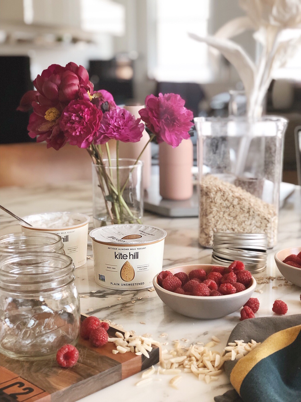Dairy Free Raspberry Overnight Muesli Recipe