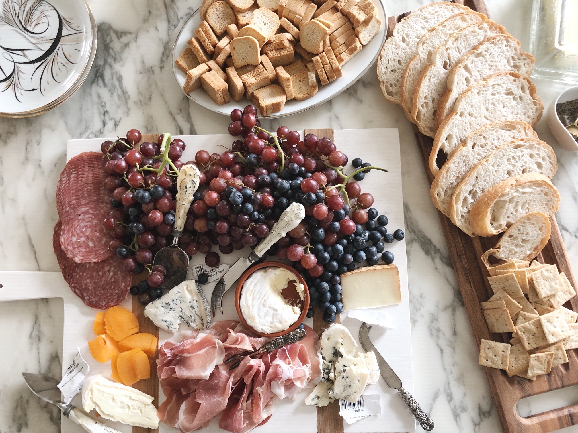French Inspired Cheese Board For Bastille Day