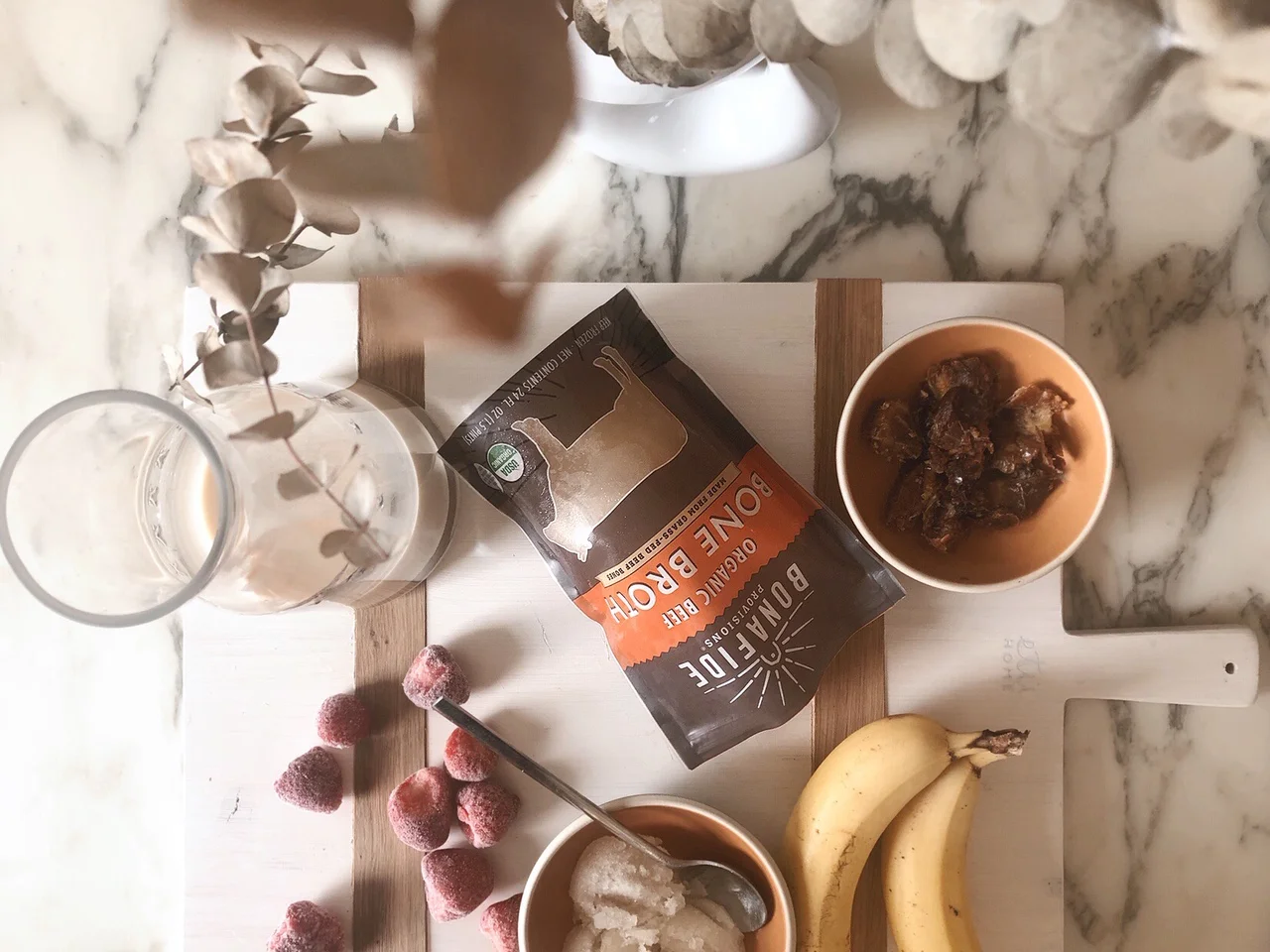 Healing Bone Broth Breakfast Smoothie Featuring Bonafide Provisions 