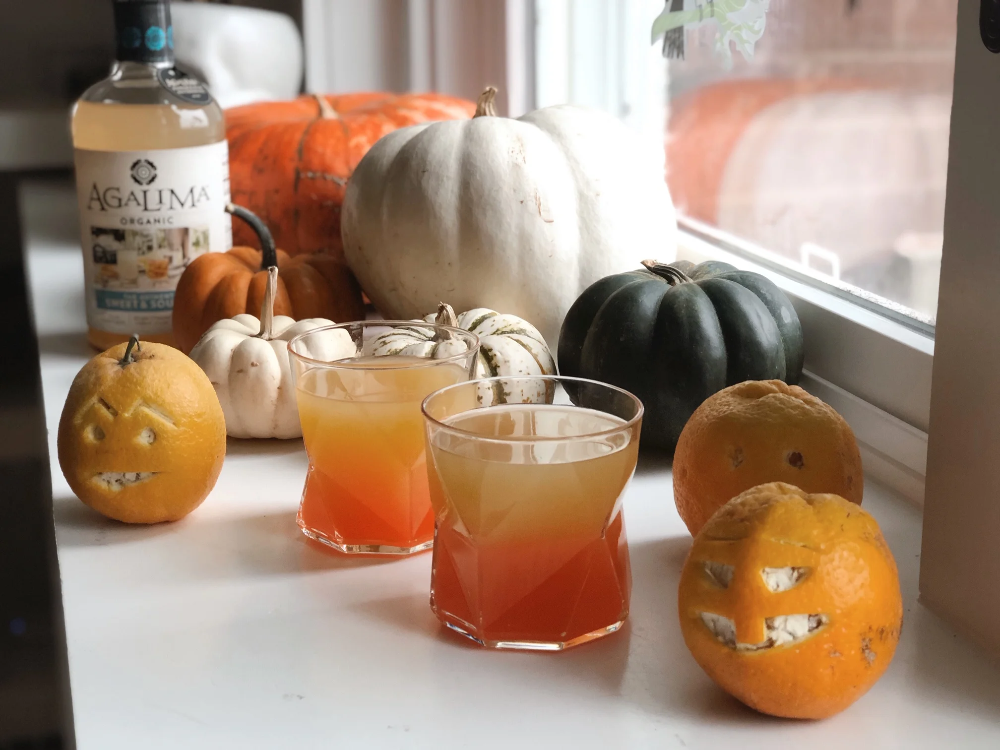 Spooky Orange Sunrise Featuring Agalima Organic