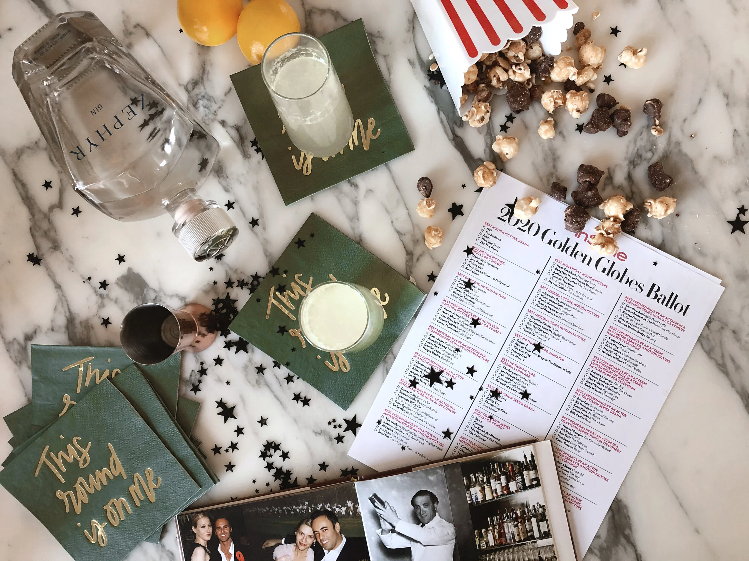 Zephyr's Silver French 75- Perfect Cocktail For A Golden Globe Viewing Party