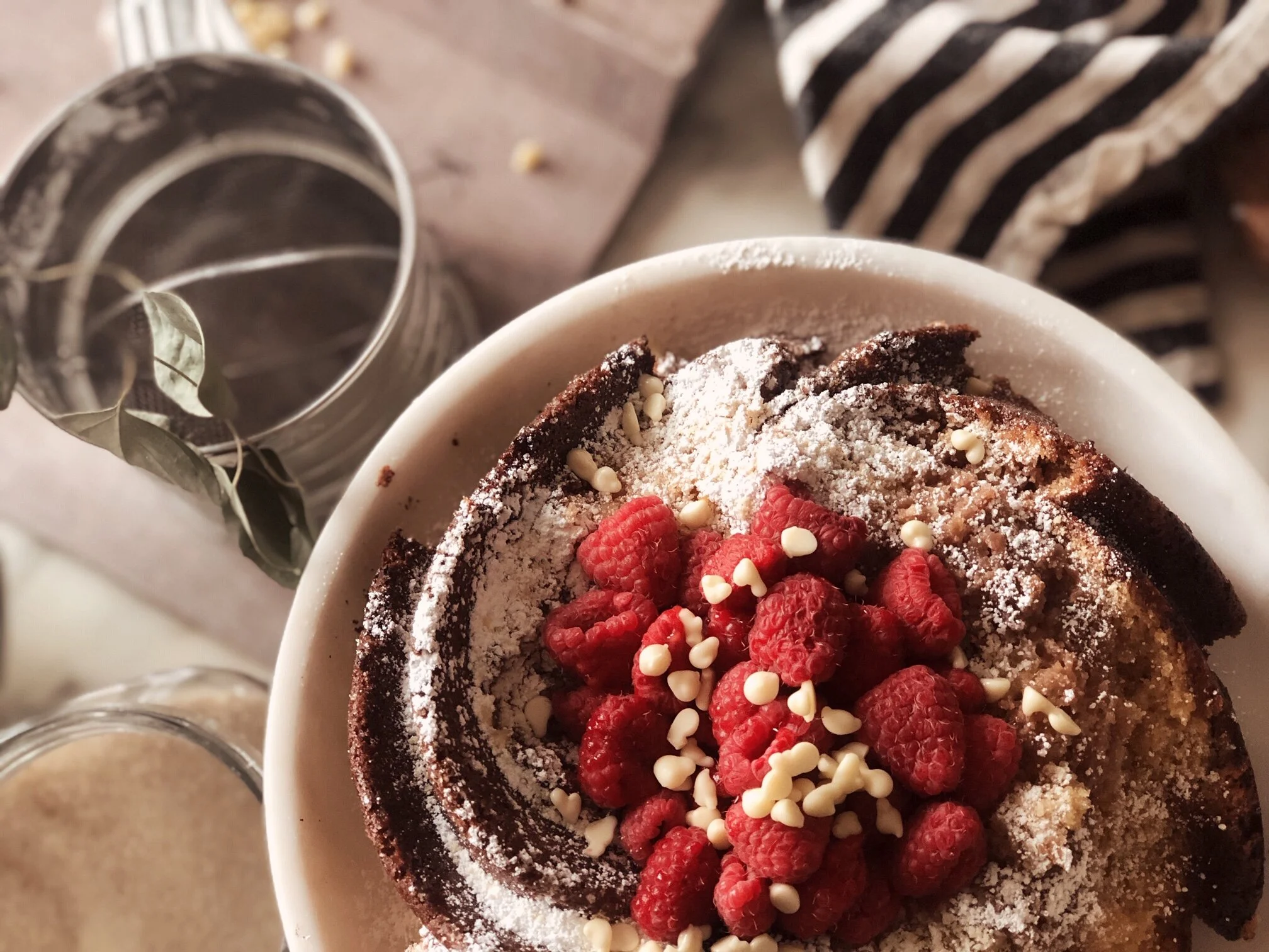 White Chocolate Raspberry Swirl Cake Recipe Made With French Flour &amp; French Preserves