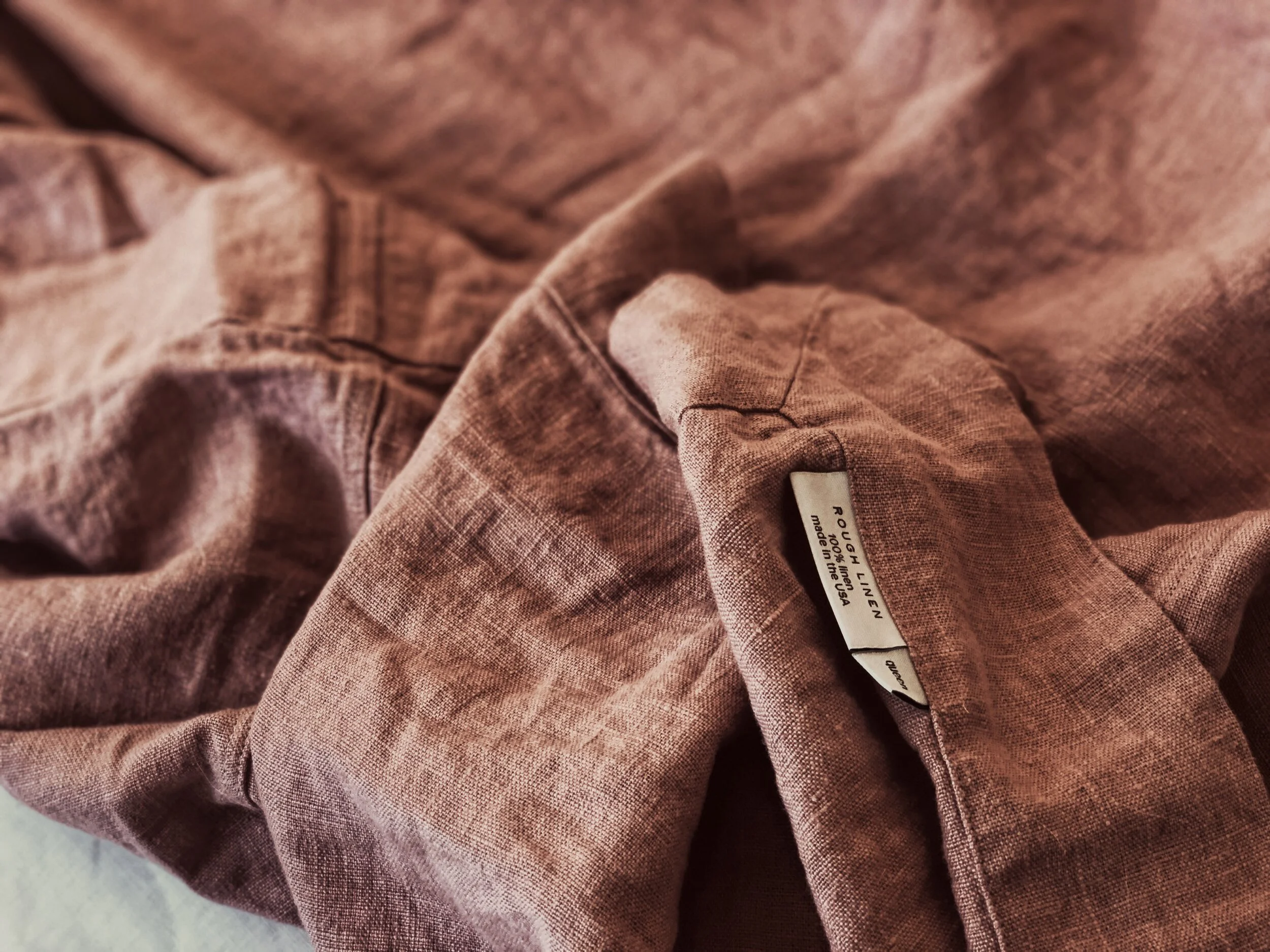 What Sweet Dreams Are Made Of- Rough Linen Bed Makeover