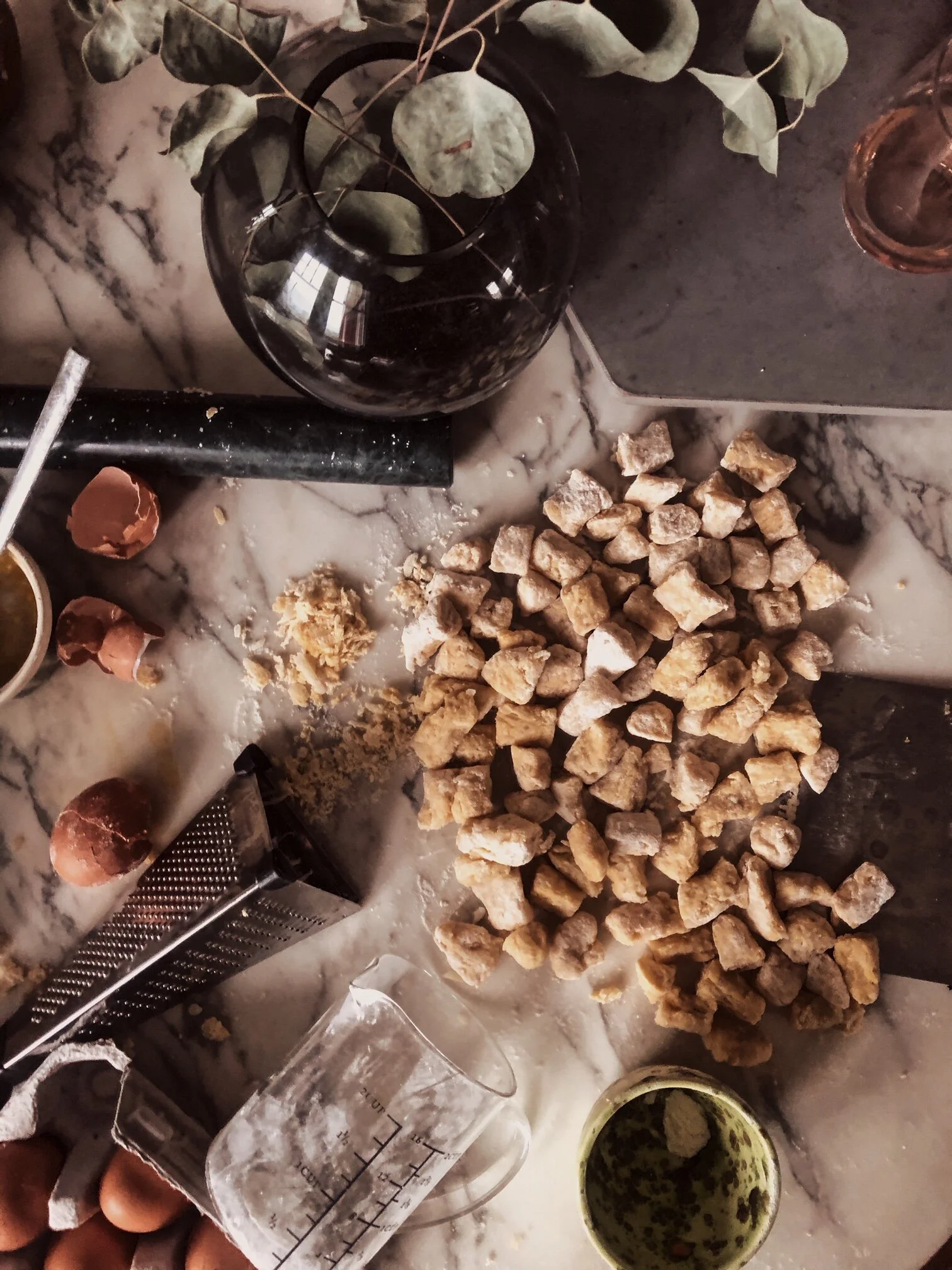 Homemade Potato Gnocchi With Creamy Gorgonzola Sauce