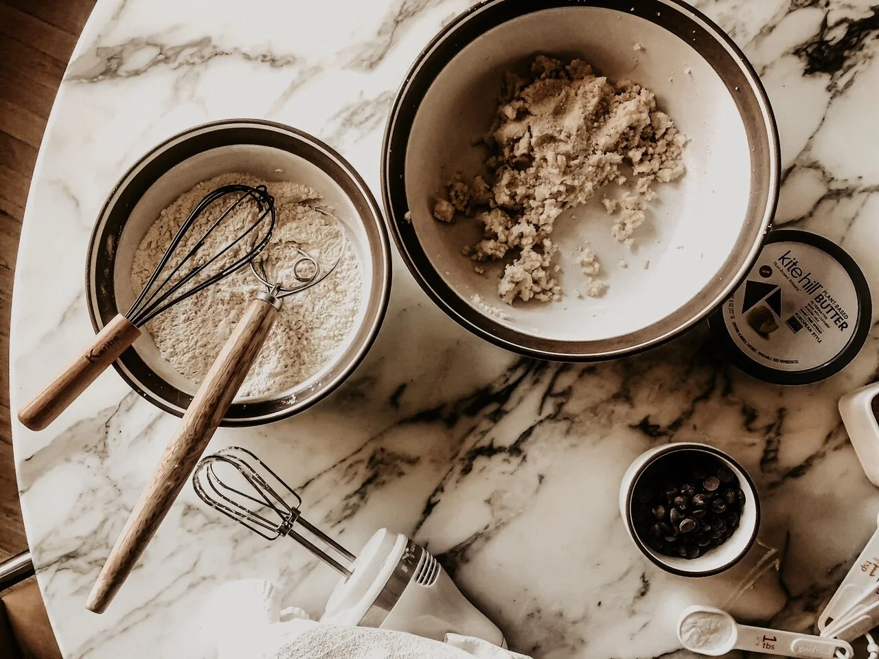 Vegan Almond Butter Cookies With Chocolate Drizzle Recipe