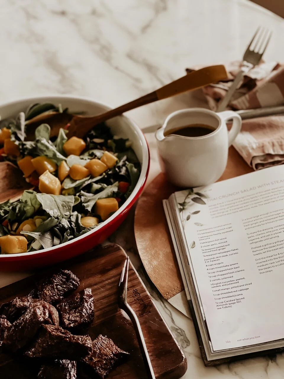 Thai Crunch Steak Salad Recipe From Danielle Walker