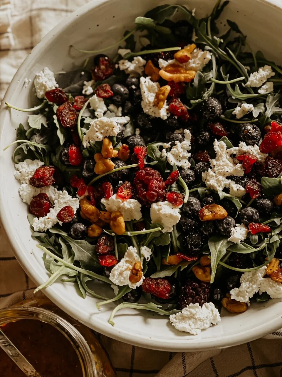 Blackberry And Blueberry Goat Cheese Salad Recipe