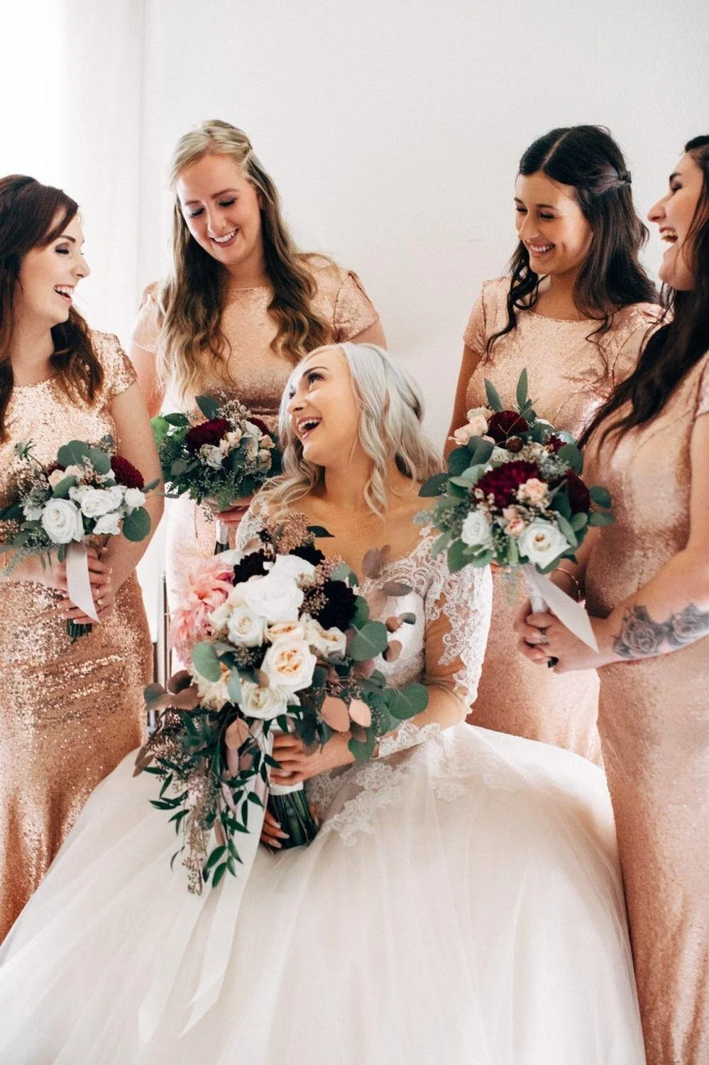 Timeless And Sophisticated Bridal Entourage Style Ideas