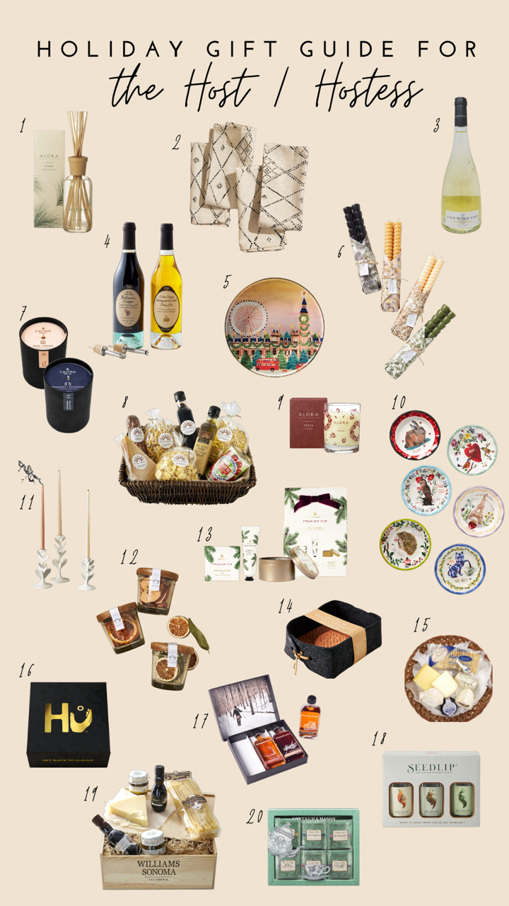 Holiday Gift Guide For The Host/ Hostess 2021