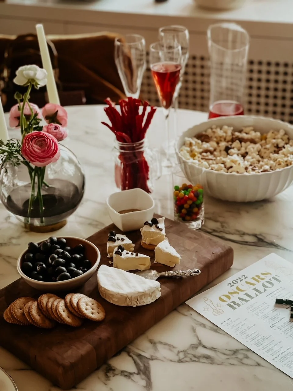 Oscar Party Snacks 2022