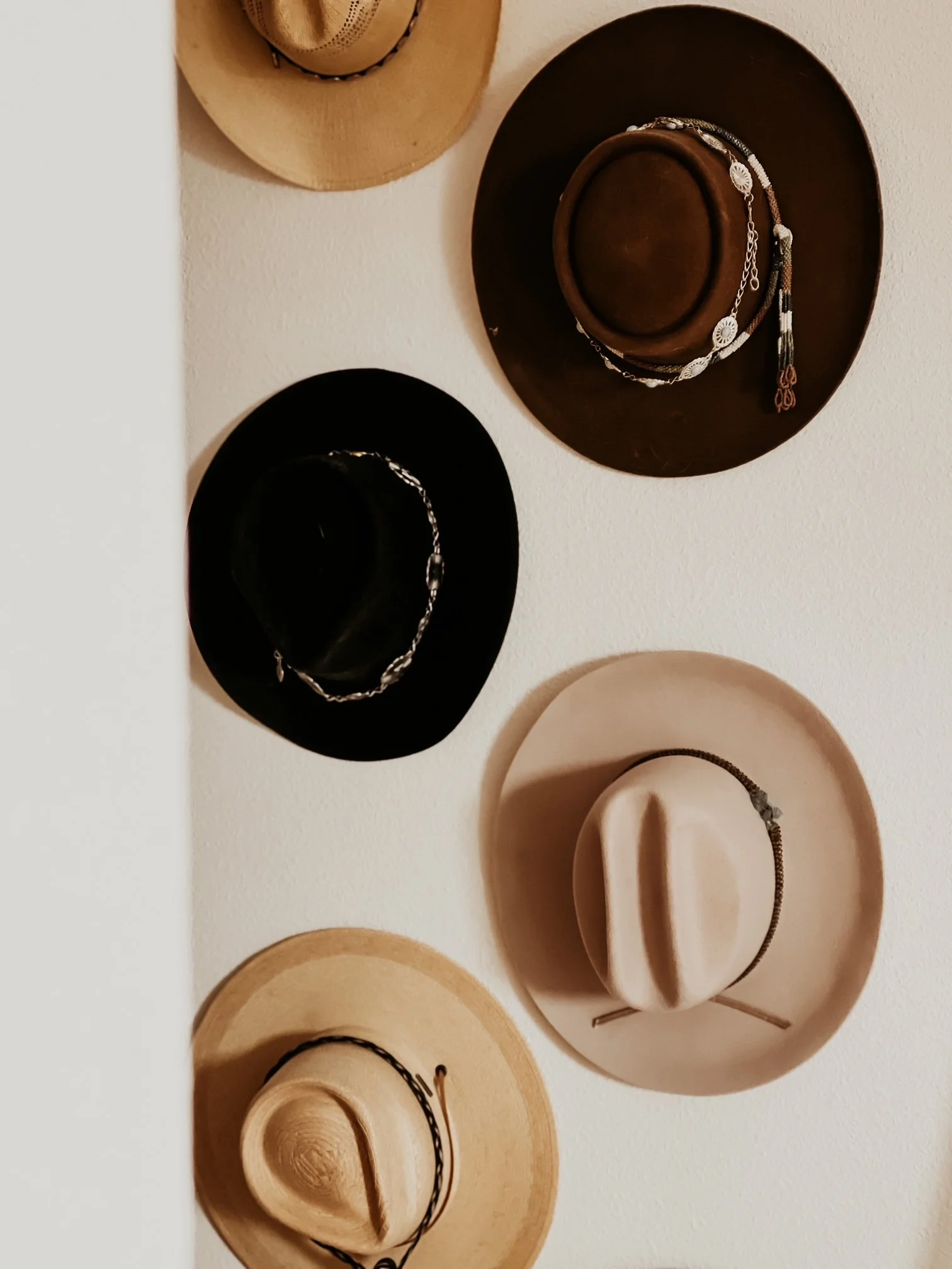 DIY HAT WALL FEATURING SAFRAN EVERYDAY