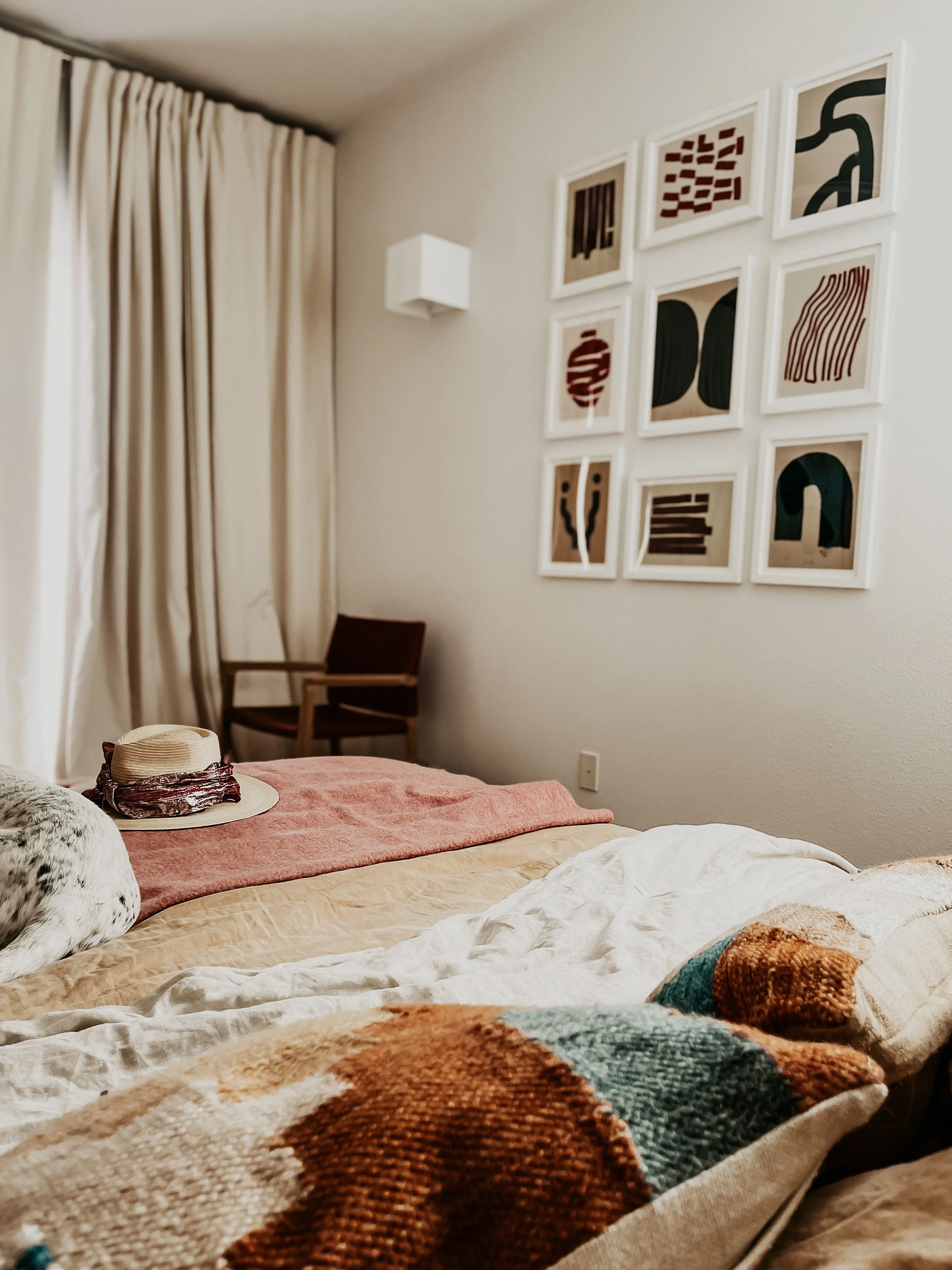 HOW TO HANG  FRAMED ART FOR YOUR GRID GALLERY WALL FEATURING FY!