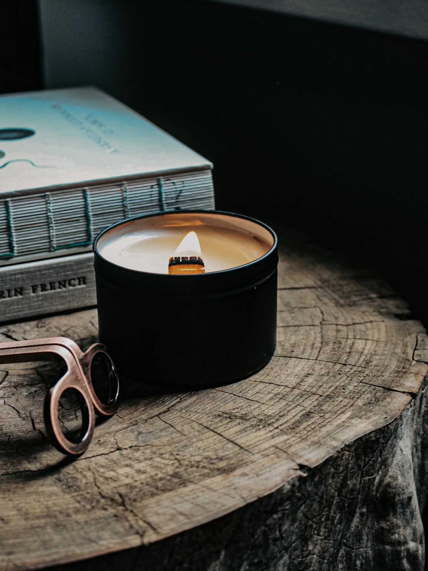 One gloomy afternoon, we created this imagery &mdash; the room filled with the hum of work, the soft glow of freshly poured wax, and the kind of focus that only comes from years of doing something with love. Trays of candles lined the tables, scent n