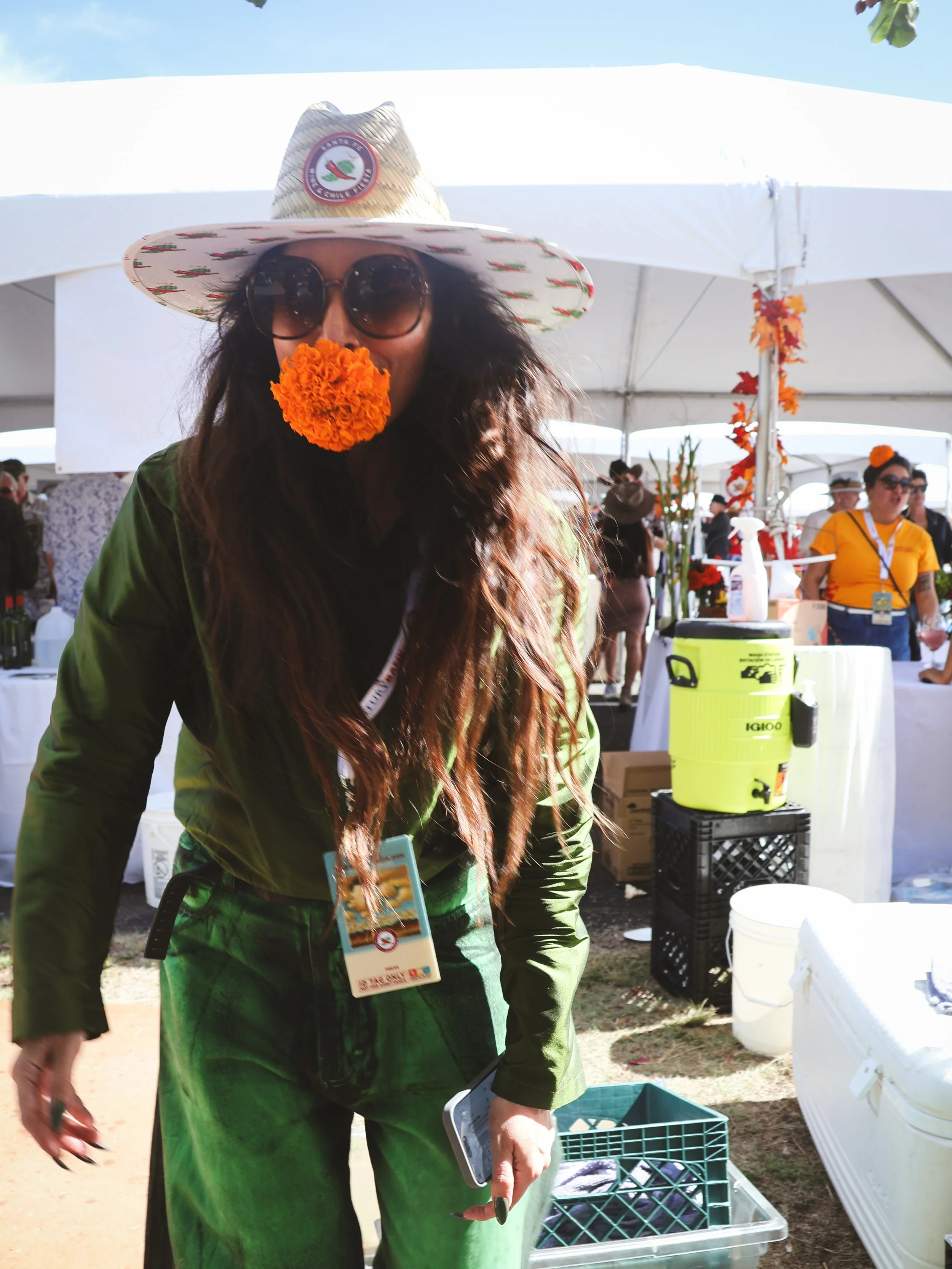 Grand Tasting Shenanigans @sfwcfiesta 

Photo by Dakota 

Glorious weather and the rain stopped! 

Freaky Friday on a Saturday

We shuck oysters in da club 

Club getting busy 

Things got weird . 

Also notice my outfits! 🌶️ Friday was all about re