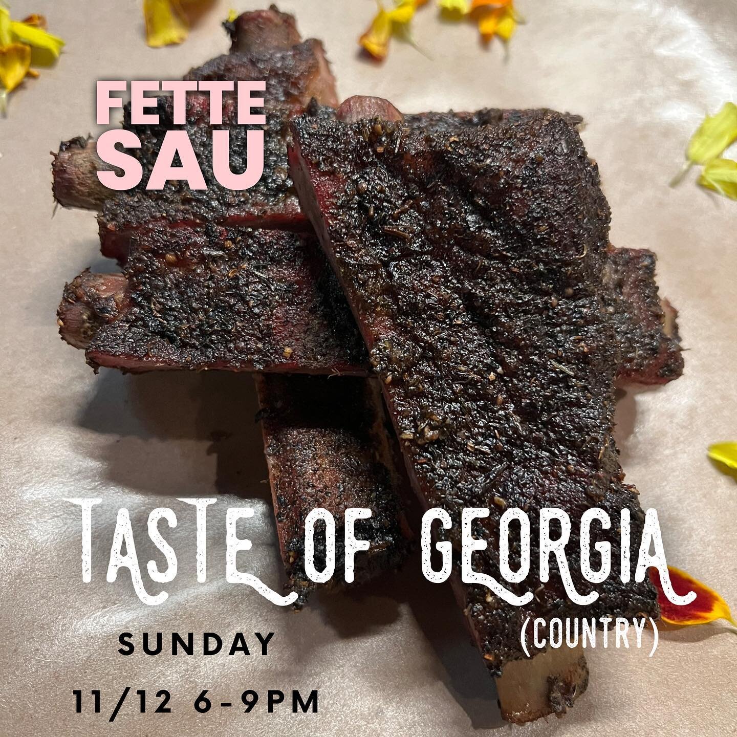 The meat that you love with a Georgian twist - we&rsquo;re made our own rub with classic Georgian spices. Featuring wine and cider from @gotsawines. Join us on Sunday for a Georgian invasion. 

#magnolia #georgia #bbq #spices #wine #cider